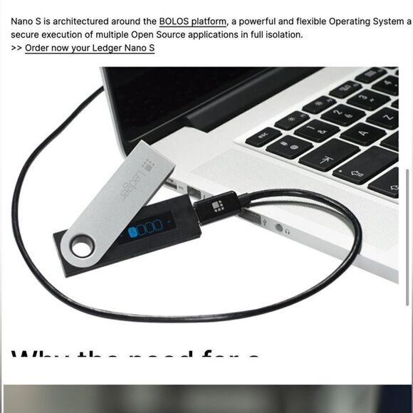 Ledger Nano S Crypto Black Wallet. Brand New and Factory Sealed! - Picture 12 of 13